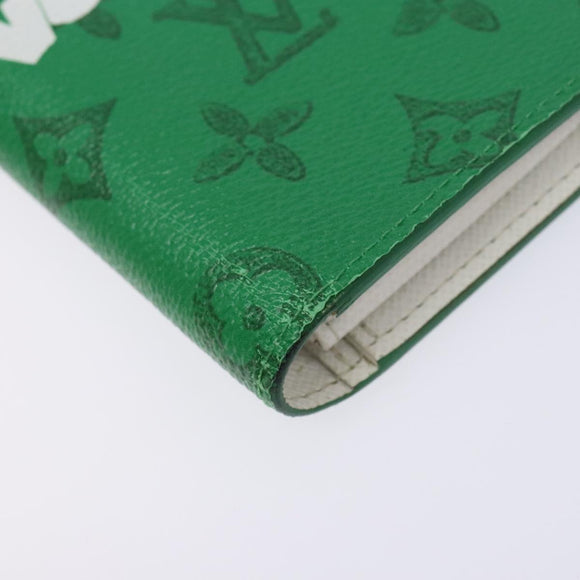 LOUIS VUITTON Monogram Everyday Portefeuille Brazza Green M80801 LV Auth 141451