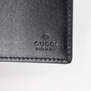 GUCCI GG Emboss Bifold Wallet Black 625559 Auth 141453M-17