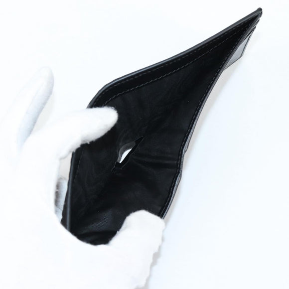 GUCCI GG Emboss Bifold Wallet Black 625559 Auth 141453M