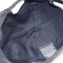 GUCCI Web Sherry Line GG Canvas Cap M Black Red Green 200035 Auth 141454-13