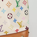 LOUIS VUITTON Monogram Multicolor Alma GM Hand Bag White M40441 LV Auth 141457V-8