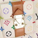 LOUIS VUITTON Monogram Multicolor Alma GM Hand Bag White M40441 LV Auth 141457V-19