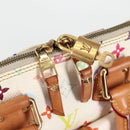 LOUIS VUITTON Monogram Multicolor Alma GM Hand Bag White M40441 LV Auth 141457V-9