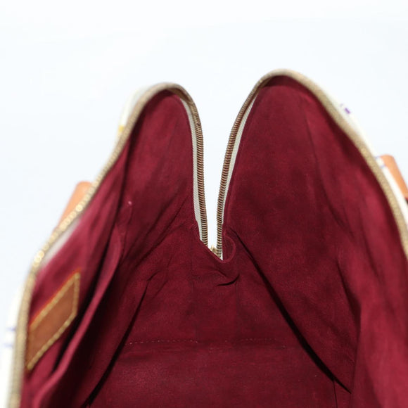 LOUIS VUITTON Monogram Multicolor Alma GM Hand Bag White M40441 LV Auth 141457V