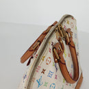 LOUIS VUITTON Monogram Multicolor Alma GM Hand Bag White M40441 LV Auth 141457V-6