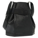 LOUIS VUITTON Epi Sac Depaule PM Shoulder Bag Black M80157 LV Auth 141472-1