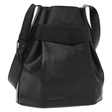 LOUIS VUITTON Epi Sac Depaule PM Shoulder Bag Black M80157 LV Auth 141472