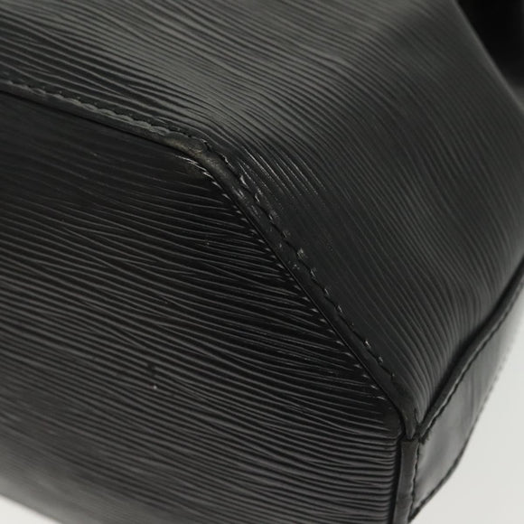 LOUIS VUITTON Epi Sac Depaule PM Shoulder Bag Black M80157 LV Auth 141472