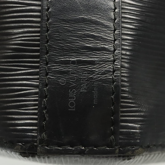 LOUIS VUITTON Epi Sac Depaule PM Shoulder Bag Black M80157 LV Auth 141472