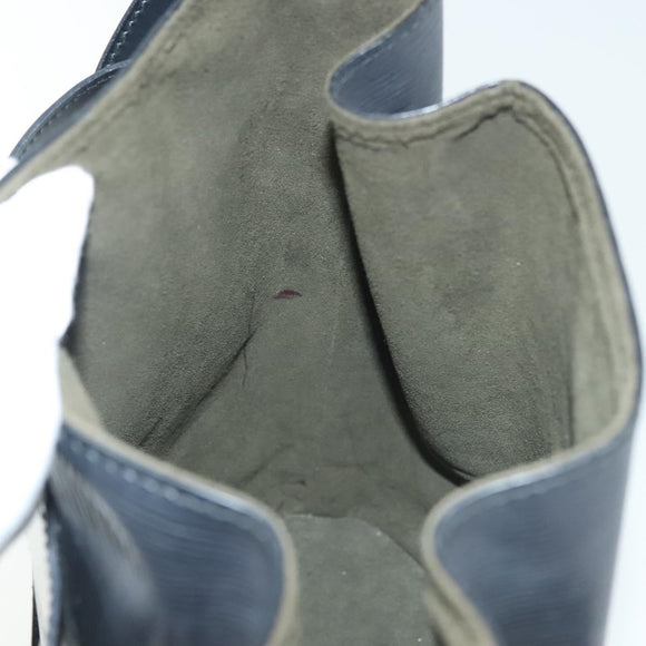 LOUIS VUITTON Epi Sac Depaule PM Shoulder Bag Black M80157 LV Auth 141472