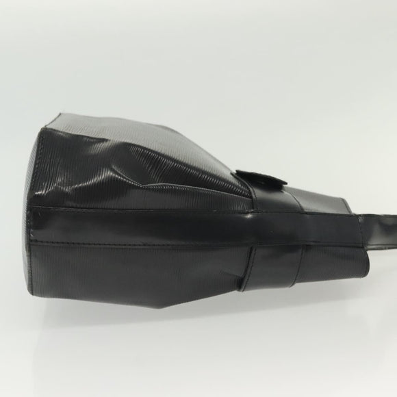 LOUIS VUITTON Epi Sac Depaule PM Shoulder Bag Black M80157 LV Auth 141472