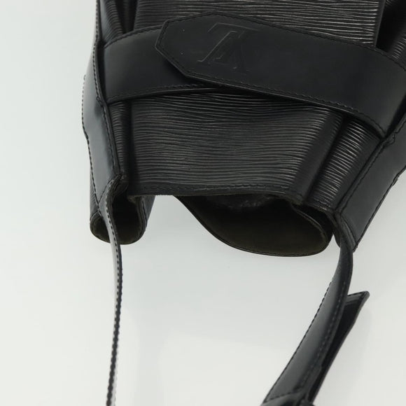 LOUIS VUITTON Epi Sac Depaule PM Shoulder Bag Black M80157 LV Auth 141472