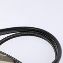 BURBERRY Nova Check Blue Label Hand Bag Canvas Black Silver Auth 141481-8