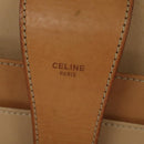 CELINE Macadam Canvas Trunk PVC Leather Brown Gold Auth 141482A-20