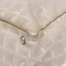 CHANEL New Travel line Hand Bag Nylon Beige Silver CC Auth 141486-10