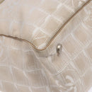 CHANEL New Travel line Hand Bag Nylon Beige Silver CC Auth 141486-11