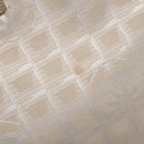 CHANEL New Travel line Hand Bag Nylon Beige Silver CC Auth 141486-15