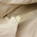 CHANEL New Travel line Hand Bag Nylon Beige Silver CC Auth 141486-21