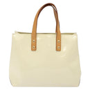 LOUIS VUITTON Monogram Vernis Reade PM Hand Bag Perle M91336 LV Auth 141487-13