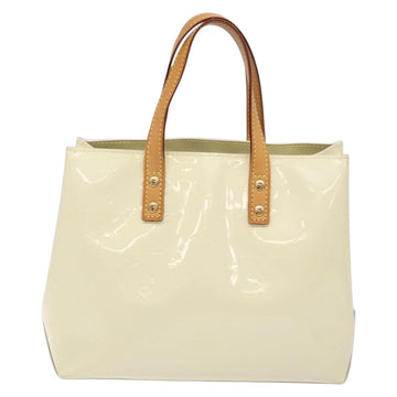 LOUIS VUITTON Monogram Vernis Reade PM Hand Bag Perle M91336 LV Auth 141487 - 0