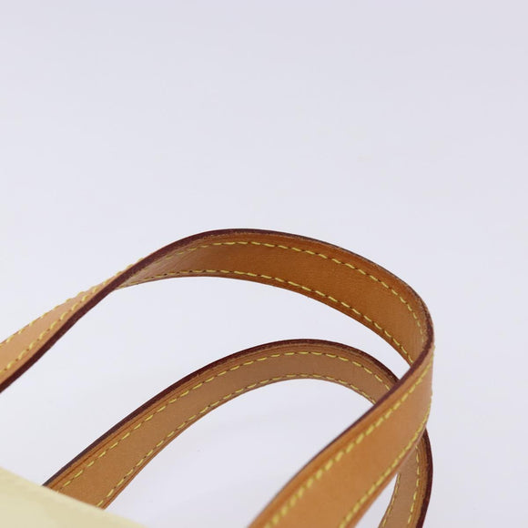 LOUIS VUITTON Monogram Vernis Reade PM Hand Bag Perle M91336 LV Auth 141487