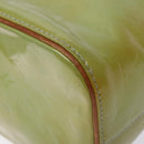 LOUIS VUITTON Monogram Vernis Houston Hand Bag Baby Blue M91005 LV Auth 141488-9