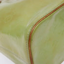 LOUIS VUITTON Monogram Vernis Houston Hand Bag Baby Blue M91005 LV Auth 141488-14