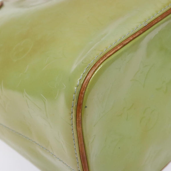 LOUIS VUITTON Monogram Vernis Houston Hand Bag Baby Blue M91005 LV Auth 141488