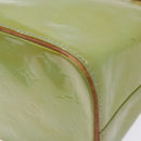 LOUIS VUITTON Monogram Vernis Houston Hand Bag Baby Blue M91005 LV Auth 141488-15