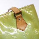 LOUIS VUITTON Monogram Vernis Houston Hand Bag Baby Blue M91005 LV Auth 141488-17