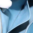 LOUIS VUITTON Monogram Vernis Houston Hand Bag Baby Blue M91005 LV Auth 141488-22