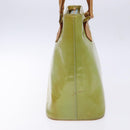 LOUIS VUITTON Monogram Vernis Houston Hand Bag Baby Blue M91005 LV Auth 141488-3