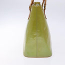 LOUIS VUITTON Monogram Vernis Houston Hand Bag Baby Blue M91005 LV Auth 141488-4