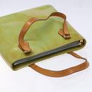 LOUIS VUITTON Monogram Vernis Houston Hand Bag Baby Blue M91005 LV Auth 141488-6