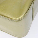 LOUIS VUITTON Monogram Vernis Columbus Tote Bag Gris M91028 LV Auth 141489-15