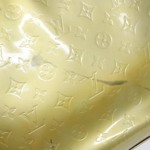 LOUIS VUITTON Monogram Vernis Columbus Tote Bag Gris M91028 LV Auth 141489