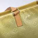 LOUIS VUITTON Monogram Vernis Columbus Tote Bag Gris M91028 LV Auth 141489-9