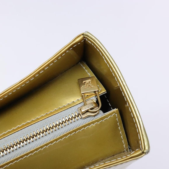 LOUIS VUITTON Monogram Vernis Columbus Tote Bag Gris M91028 LV Auth 141489