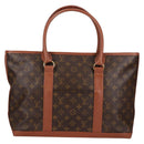 LOUIS VUITTON Monogram Sac Weekend PM Hand Bag M42425 LV Auth 141490-13