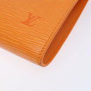 LOUIS VUITTON Epi Pochette Accessoires Pouch Orange Mandarin M5294H Auth 141495-9