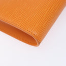 LOUIS VUITTON Epi Pochette Accessoires Pouch Orange Mandarin M5294H Auth 141495-14
