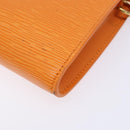 LOUIS VUITTON Epi Pochette Accessoires Pouch Orange Mandarin M5294H Auth 141495-15