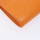 LOUIS VUITTON Epi Pochette Accessoires Pouch Orange Mandarin M5294H Auth 141495-16