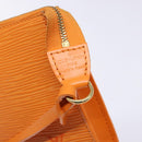 LOUIS VUITTON Epi Pochette Accessoires Pouch Orange Mandarin M5294H Auth 141495-17