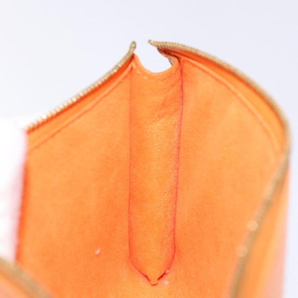 LOUIS VUITTON Epi Pochette Accessoires Pouch Orange Mandarin M5294H Auth 141495