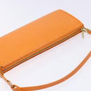 LOUIS VUITTON Epi Pochette Accessoires Pouch Orange Mandarin M5294H Auth 141495-6