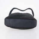 GUCCI Bamboo Shoulder Bag Suede 2way Black Gold 001 1781 1577 Auth 141499-5