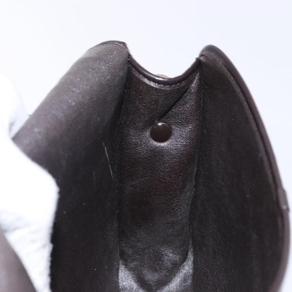 Christian Dior Trotter Canvas Shoulder Bag Brown Gold Auth 141500