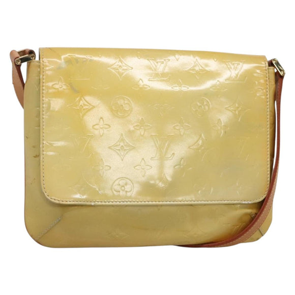 LOUIS VUITTON Monogram Vernis Thompson Street Bag Gris M91008 LV Auth 141503