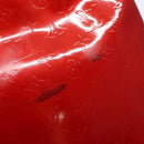 LOUIS VUITTON Monogram Vernis Reade MM Hand Bag Red Rouge M91086 LV Auth 141504-10